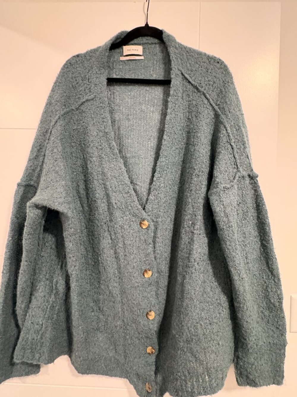 Free People Oversized Alpaca Cardigan